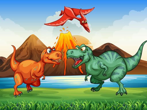 Colorful Dinosaurs Match 3 Free Games