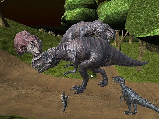 Midnight multiplayer dinosaur hunt Free Play