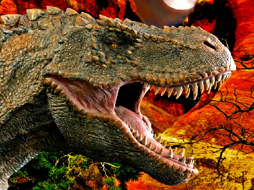 T-Rex Dinosaur Jigsaw Free Play